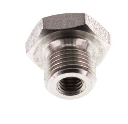 M5 x G 1/8'' F/M RVS Verloopring 40 Bar