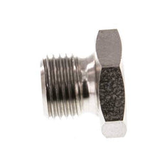 M5 x G 1/8'' F/M RVS Verloopring 40 Bar