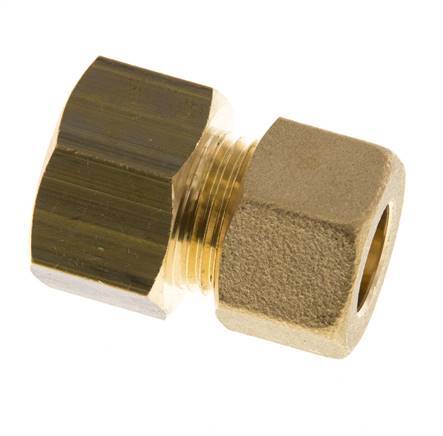 G 1/2'' x 12mm Messing Rechte Knelfitting 75 Bar DIN EN 1254-2