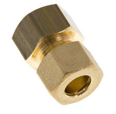 G 1/2'' x 12mm Brass Straight Compression Fitting 75 Bar DIN EN 1254-2