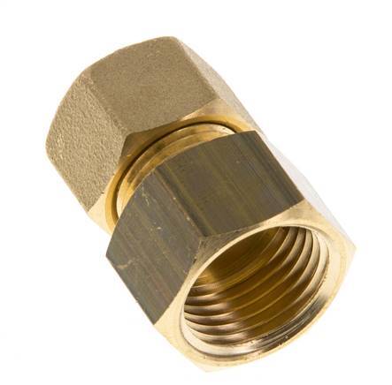 G 1/2'' x 12mm Messing Rechte Knelfitting 75 Bar DIN EN 1254-2