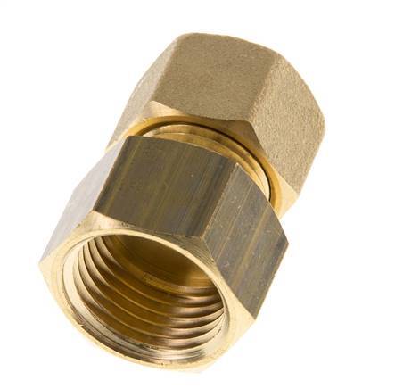 G 1/2'' x 12mm Messing Rechte Knelfitting 75 Bar DIN EN 1254-2