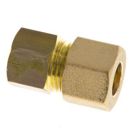 G 1/4'' x 10mm Messing Rechte Knelfitting 95 Bar DIN EN 1254-2