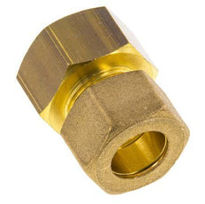 G 3/4'' x 16mm Messing Rechte Knelfitting 76 Bar DIN EN 1254-2