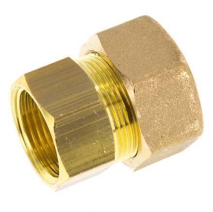 G 3/4'' x 22mm Messing Rechte Knelfitting 54 Bar DIN EN 1254-2