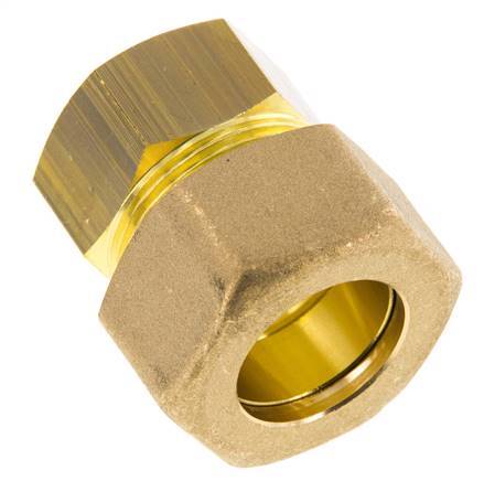 G 3/4'' x 22mm Messing Rechte Knelfitting 54 Bar DIN EN 1254-2