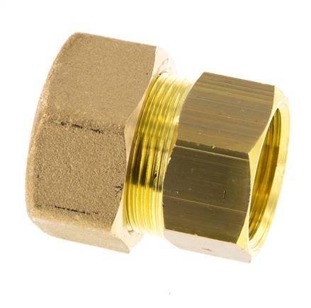 G 3/4'' x 22mm Messing Rechte Knelfitting 54 Bar DIN EN 1254-2