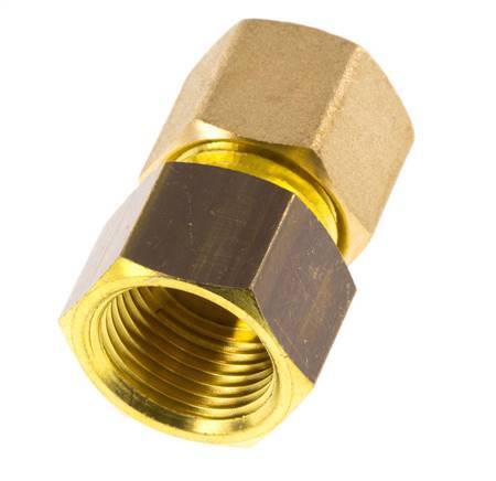 G 3/8'' x 10mm Messing Rechte Knelfitting 95 Bar DIN EN 1254-2