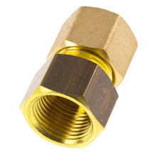 G 3/8'' x 10mm Messing Rechte Knelfitting 95 Bar DIN EN 1254-2