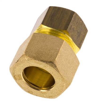 G 3/8'' x 14mm Messing Rechte Knelfitting 89 Bar DIN EN 1254-2