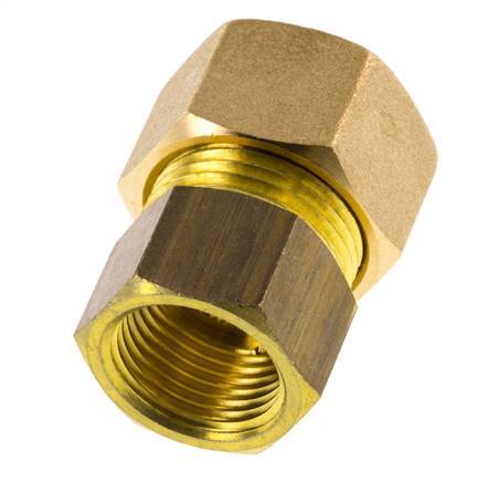 G 3/8'' x 14mm Messing Rechte Knelfitting 89 Bar DIN EN 1254-2