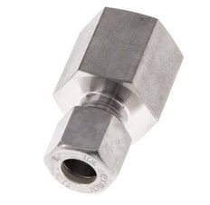 G 1/2'' x 10L RVS Rechte Knelfitting 315 Bar DIN 2353