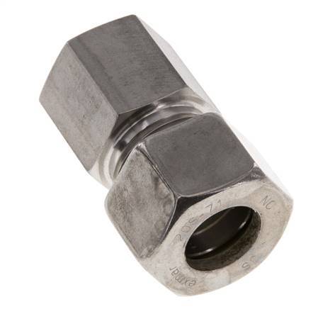 G 1/2'' x 20S RVS Rechte Knelfitting 400 Bar DIN 2353