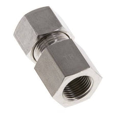 G 3/8'' x 12S RVS Rechte Knelfitting 630 Bar DIN 2353