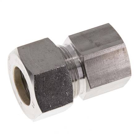 G 3/8'' x 18L RVS Rechte Knelfitting 315 Bar DIN 2353