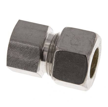 G 3/8'' x 20S RVS Rechte Knelfitting 400 Bar DIN 2353