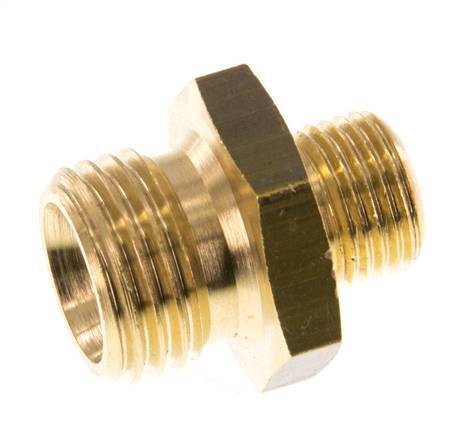 G 1/4'' x G 1/8'' Messing Borstnippel 16 Bar [5 Stuks]