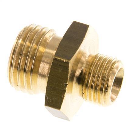 G 1/4'' x G 1/8'' Messing Borstnippel 16 Bar [5 Stuks]
