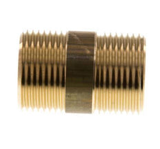 G 3/4'' Messing Dubbele Pijpnippel 16 Bar DIN 2982 - 40mm