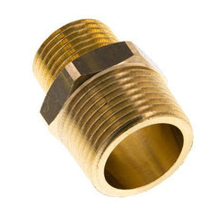 R 3/4'' x R 1/2'' Messing Borstnippel 16 Bar