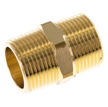 R 3/4'' Messing Borstnippel 16 Bar