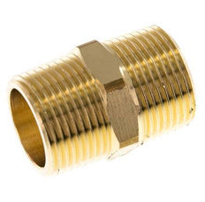 R 3/4'' Messing Borstnippel 16 Bar