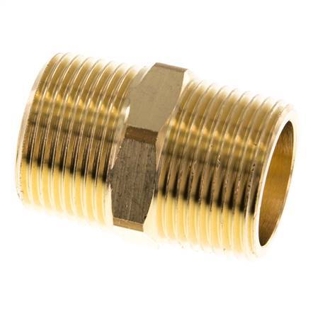 R 3/4'' Messing Borstnippel 16 Bar