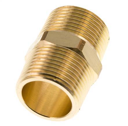 R 3/4'' Messing Borstnippel 16 Bar