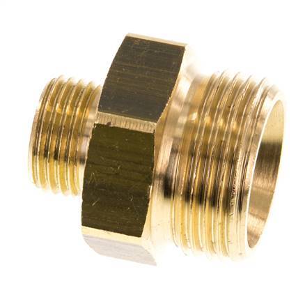 G 1'' x G 1/2'' Messing Borstnippel 16 Bar