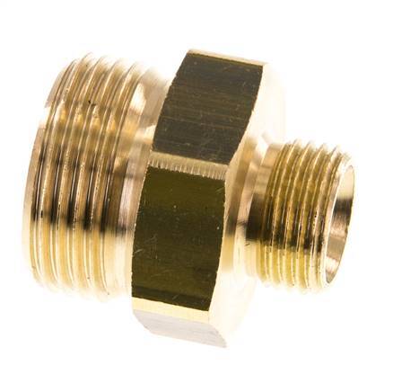 G 1'' x G 1/2'' Messing Borstnippel 16 Bar