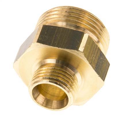 G 1'' x G 1/2'' Messing Borstnippel 16 Bar