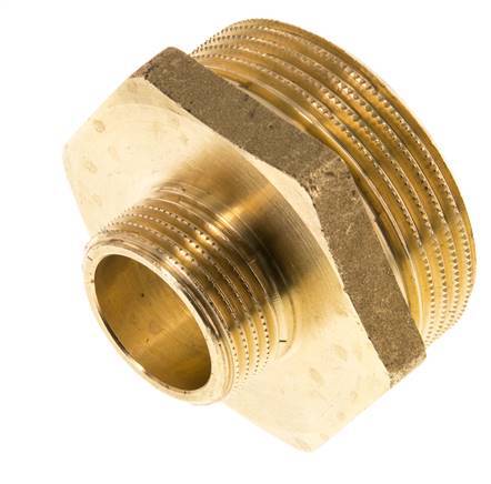 G 1 1/2'' x G 3/4'' Messing Borstnippel 16 Bar
