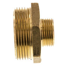 G 1 1/2'' x G 3/4'' Messing Borstnippel 16 Bar