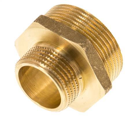 G 1 1/2'' x G 1'' Messing Borstnippel 16 Bar