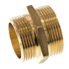G 1 1/2'' x G 1 1/4'' Messing Borstnippel 16 Bar