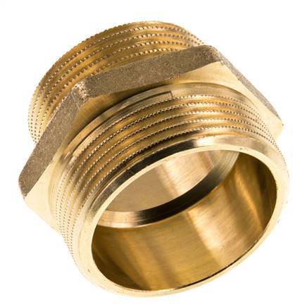 G 1 1/2'' x G 1 1/4'' Messing Borstnippel 16 Bar