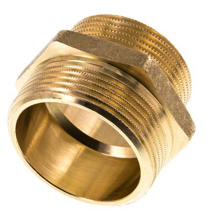 G 1 1/2'' x G 1 1/4'' Messing Borstnippel 16 Bar
