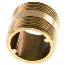 G 1 1/2'' Brass Double Pipe Nipple 16 Bar DIN 2982 - 40mm