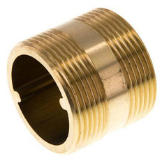 G 1 1/2'' Brass Double Pipe Nipple 16 Bar DIN 2982 - 40mm