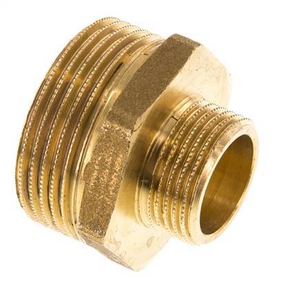 G 1 1/4'' x G 3/4'' Messing Borstnippel 16 Bar