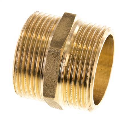 G 1 1/4'' Messing Borstnippel 16 Bar
