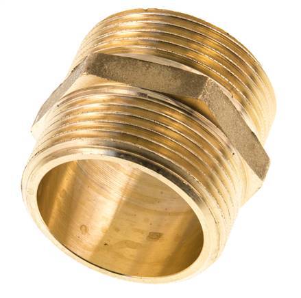 G 1 1/4'' Messing Borstnippel 16 Bar