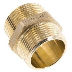R 1 1/4'' Messing Borstnippel 16 Bar