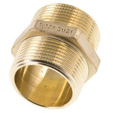 R 1 1/4'' Messing Borstnippel 16 Bar