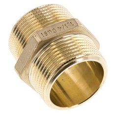R 1 1/4'' Messing Borstnippel 16 Bar