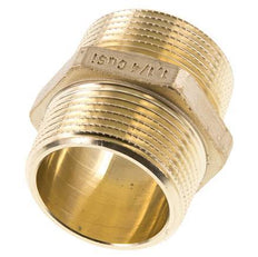 R 1 1/4'' Messing Borstnippel 16 Bar