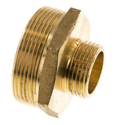 G 2'' x G 1'' Messing Borstnippel 16 Bar