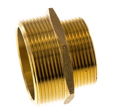 G 2'' x G 1 1/2'' Messing Borstnippel 16 Bar