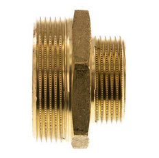G 2'' x G 1 1/4'' Messing Borstnippel 16 Bar