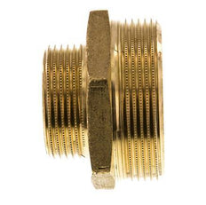 G 2'' x G 1 1/4'' Messing Borstnippel 16 Bar